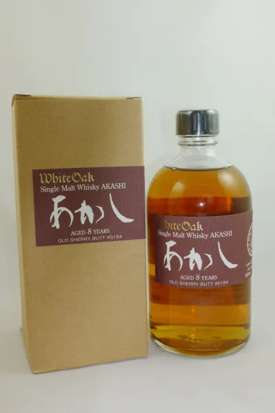 AKASHI White Oak 8Years - Single Cask Sherry Butt - Cask  #5184 - 50%