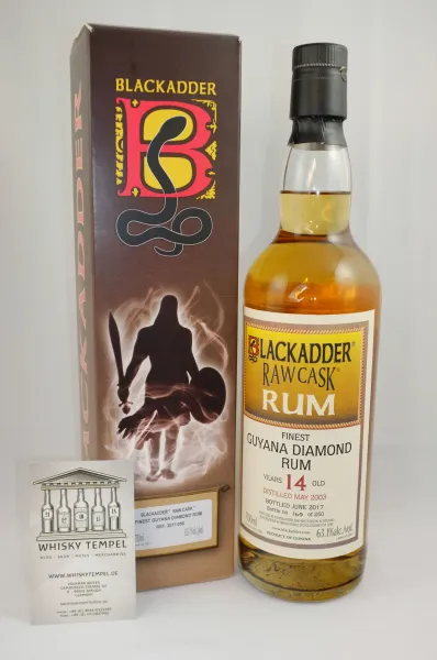 DIAMOND (Guyana) - Blackadder 14Y - Raw Cask 63,1% - 0,7 Liter