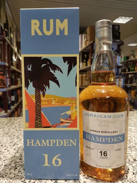 HAMPDEN 2001/2017 - 16Y - SINGLE CASK - 60,4% - 0,7 Liter - Cask 265/7 (Corman Collins/Bristol Spirits)