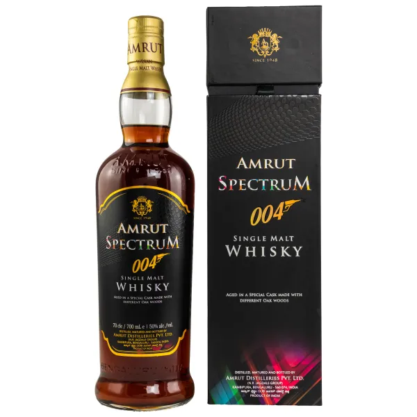 AMRUT - Spectrum 004 - Indian Single Malt - 50% - 0,7L