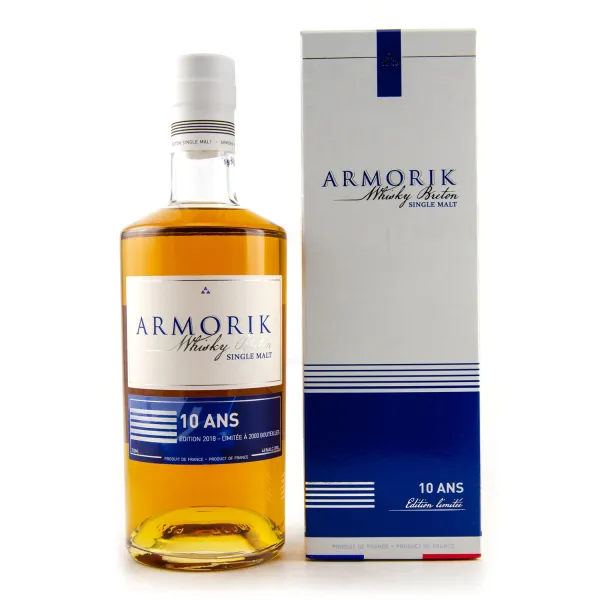 ARMORIK 10Y Whisky Breton - Limited Edition 2000 Flaschen - 46% - 0,7L