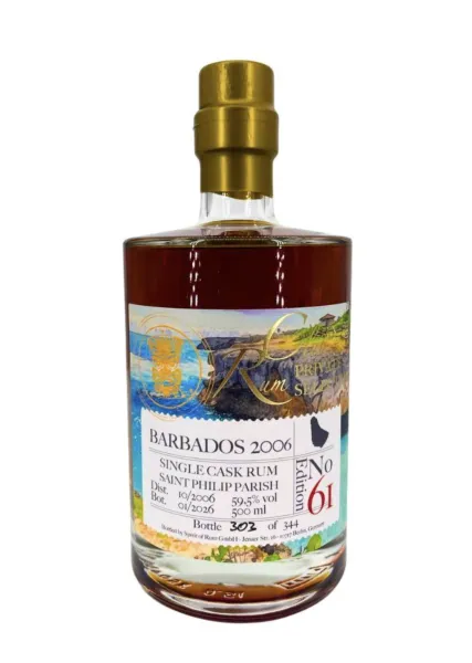 BARBADOS 2006 - 19Y - RumClub Private Selection - Edition 61 - 59,5% 0,5L