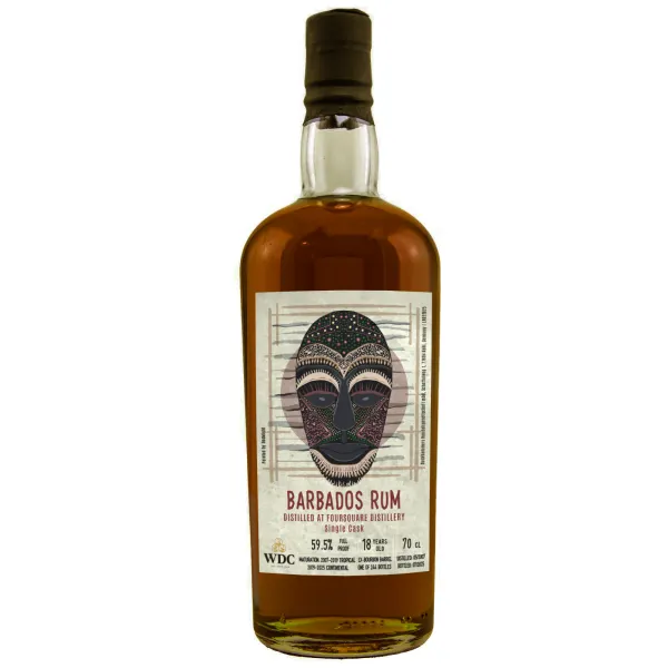 BARBADOS RUM (FS) - 18Y - Wu Dram Clan - Mask Series - 59,5% - 0,7L