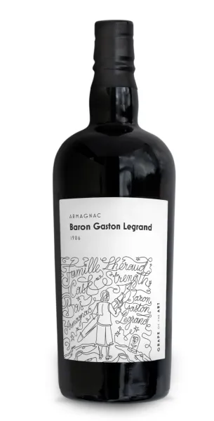 BARON GASTON LEGRAND 1986 - Grape of the Art  Cask#32 47,1% 0,7L