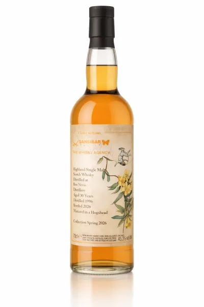 BEN NEVIS 30Y 1996/2026 – Sansibar & The Whisky Agency - 45,3% 0,7L