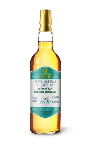 BOWMORE 2020 - THE CASKHOUND 6th Anniversary Release - Bourbon Cask - 0,7l  - 59,5%