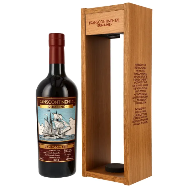 CAMBODIA 2017/2025 - 7Y - Single Cask #SAM17AO98 - Transcontinental Rum Line - 53,9% - 0,7L