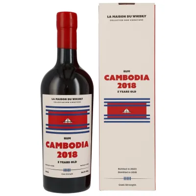 CAMBODIA 2018 La Maison Du Whisky Rhum (Flag Series)  56,5% 0,7L