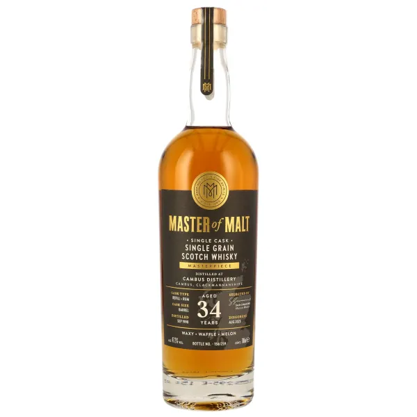 CAMBUS 1990/2025 - 34Y - Refill Rum Barrel - Master of Malt - 47,2% 0.7L