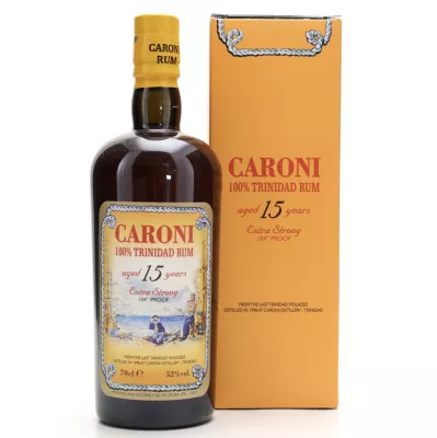 CARONI 15y old  Trinidad Rum, 1998 - 2013, 0,7 Liter - 52 % Vol.