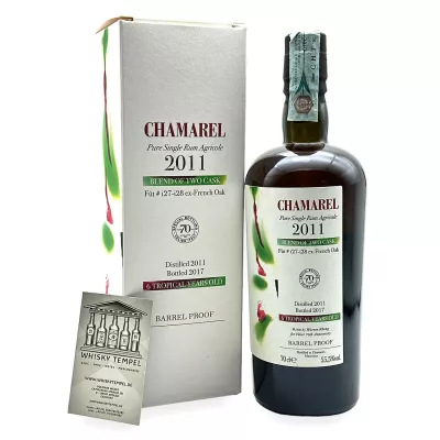 CHAMAREL Velier Warren Khong 2011 - Mauritius Rum 6Y 55,5% 0,7L