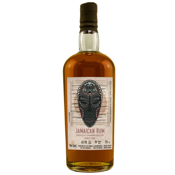 CLARENDON 19Y - Jamaica Rum - WU DRAM CLAN - Mask Series - 65,9% 0,7L