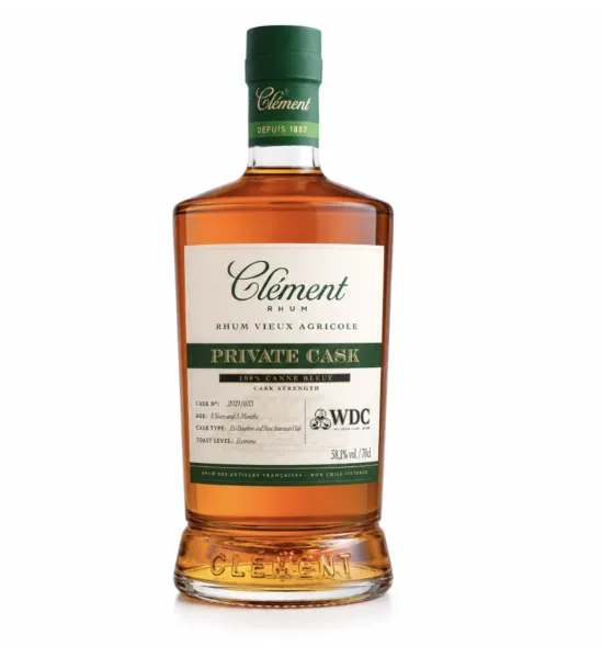CLEMENT 8Y – Private Cask Selection Wu Dram Clan  - 58.1% 0,7L