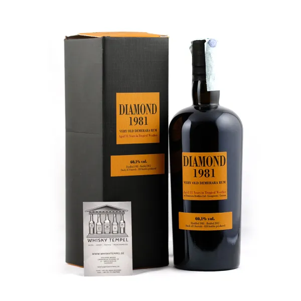 DIAMOND 1981 31 Year Old Demerara Rum - Velier - 810 Flaschen - 60,1% 0,7L