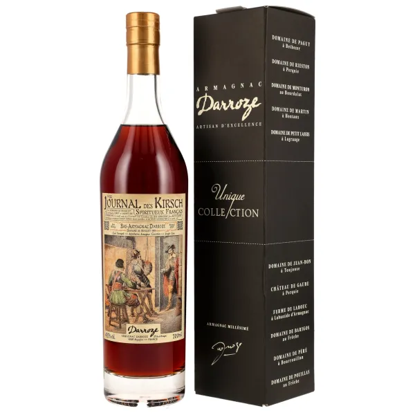 DOMAINE DE BUSQUET 1999/2025 - Armagnac Darroze - Journal des Kirsch - 49,5% - 0,7L