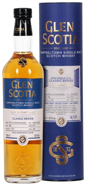 GLEN SCOTIA Classic Series Vintage 2014 Heavily Peated Cask #1963 55,7% 0,7L