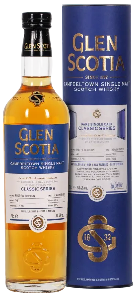 GLEN SCOTIA Classic Series Vintage 2016 Heavily Peated Cask #1461 58,4% 0,7L