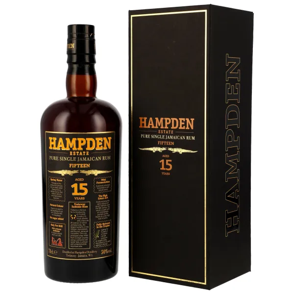 HAMPDEN 15 FIFTHEEN (LROK) Pure Single Jamaican Rum - 50% 0,7L