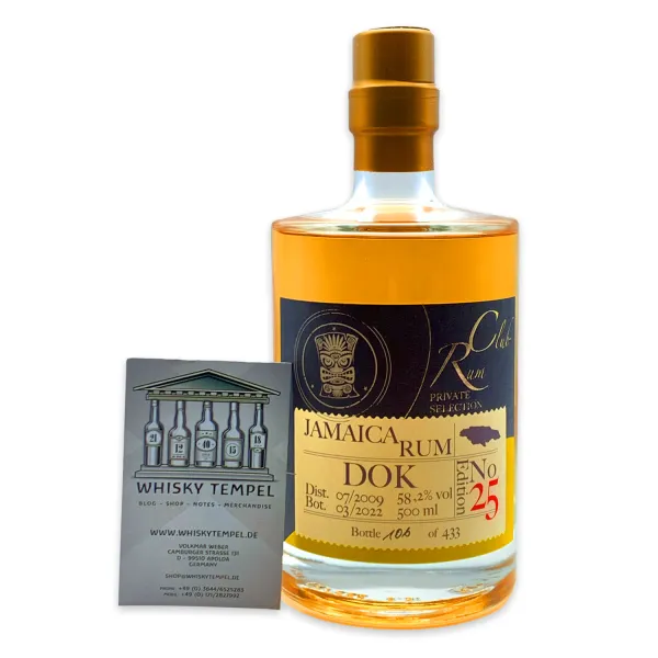 HAMPDEN 2009 DOK - - Edition # 25 Rumclub Private Selection - 58,2% -0,7L