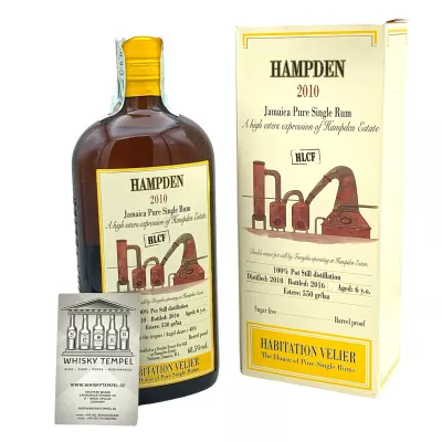 HAMPDEN 2010 - HLCF 6Y (Habitation Velier) - 68,5% - Pure Jamaica Single Rum