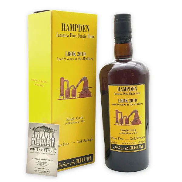 HAMPDEN 2010 LROK - Salon du Rhum - 63,2% - 0,7L