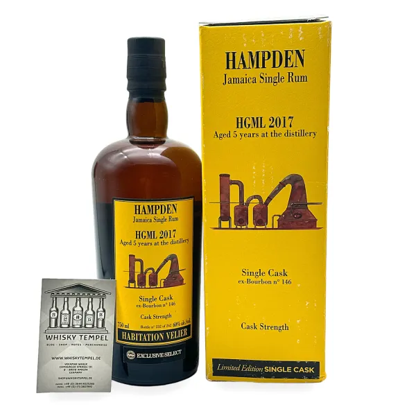 HAMPDEN 2017 HGML - USA Single Cask #146 - 60% - 0,7L