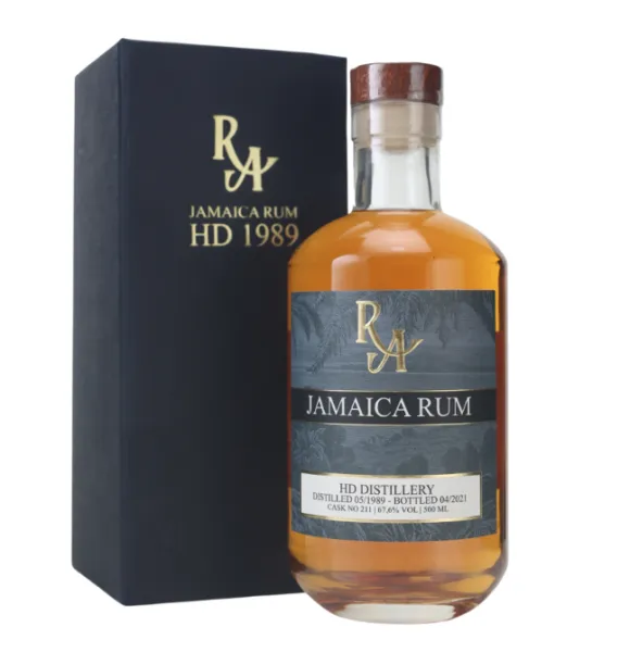 HAMPDEN HD HGML 1989 31Y  - Rum Artesanal 67,6% - 0,5L