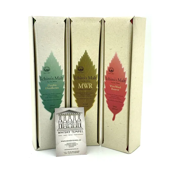 ICHIRO'S MALT - MWR, WWR, DD - Chichibu - 3 Flaschen Set - Japan only - 46%