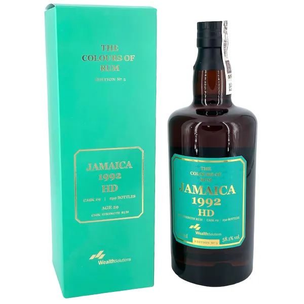 JAMAICA HD 1992 - 29Y - Colour of Rum Edition # 5 - 58,1 % - 0,7L