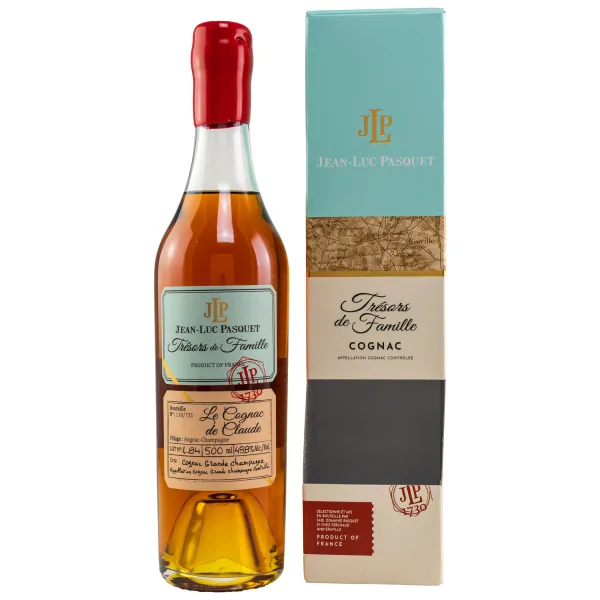 J.L. PASQUET - Le Cognac de Claude - Lot 84 Grande Champagne - 49,8% - 0,5L