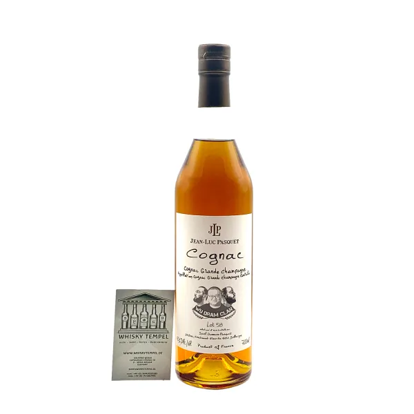 JL PASQUET - Lot 58 - Cognac Grande Champagne - Wu Dram Clan - 43,1% 0,7L