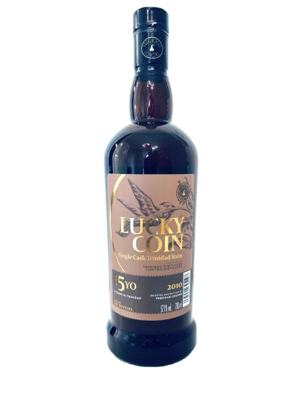 LUCKY COIN 15Y - T.D.L. Distillery 2010 - Precious Liquors - 57,1% 0,7L