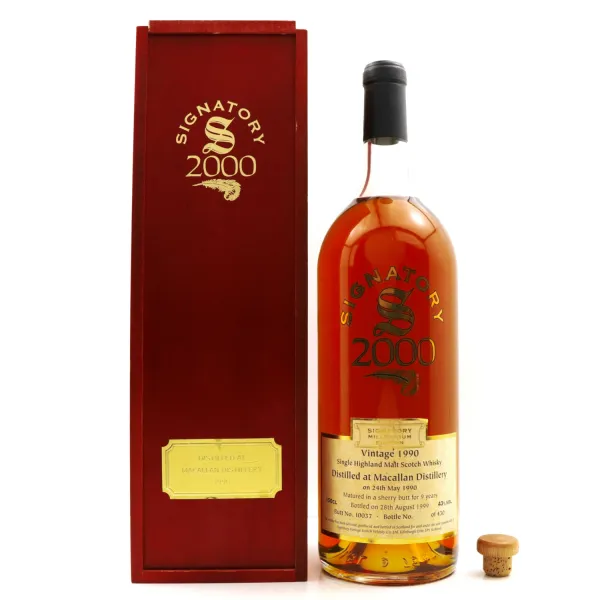 MACALLAN 1990 Millenium Magnum 1.5 Liter  Cask# 10037 430 bottles  43%