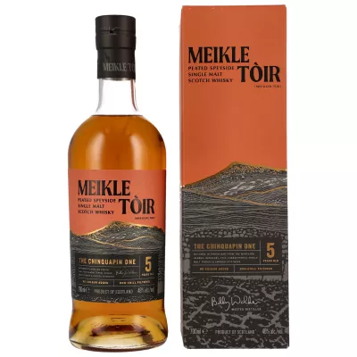 MEIKLE TOIR 5Y The Chinquapin One - Heavily Peated GlenAllachie 48% - 0,7L