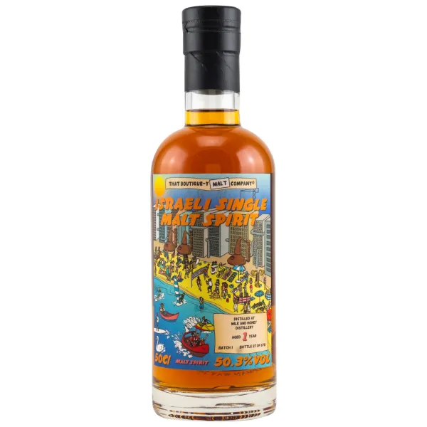 MILK & HONEY 1Y Israeli Single Malt Spirit (That Boutique-y Malt Company) - 50,3% - 0,5L - 678 Flaschen