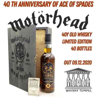 MOTÖRHEAD 40Y - Ace Of Spades - XXXX - Anniversary Edition - 44,6% - 0,7L