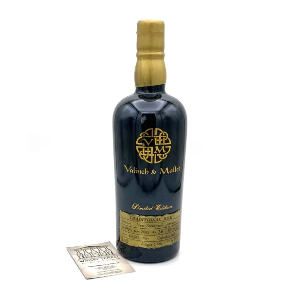 NEW YARMOUTH 1994/2021 - 26Y - Valinch & Mallet - The Spirit Of Arts Series Vol. 2 - 56,9 % - 0,7L