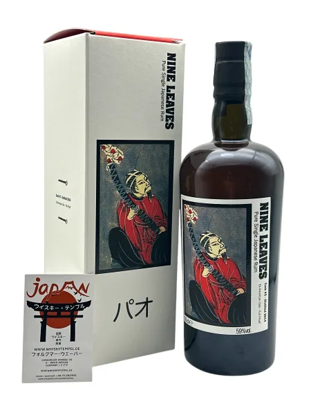 NINE LEAVES 10Y ex-American Oak 2014 - Japanese Single Rum - 59% - 0,7L