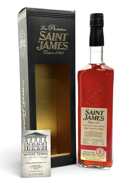 SAINT JAMES 2003 Brut de Fut French Oak 2018 14Y 59% 0,7L