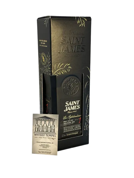 SAINT JAMES Les Ephémères - N°1 2001 - Rhum Agricole -  55,2% 0,7L