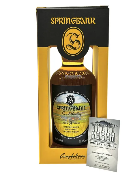 SPRINGBANK - 8Y - Local Barley - 58,1% 0,7L