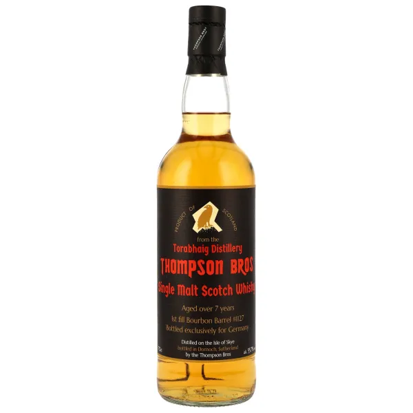 TORABHAIG 2018/2025 - 7Y - 1st Fill Bourbon Barrel #1127 - Thompson Bros. - 55,7% 0,7L