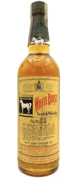 WHITE HORSE  (spring cap, blend, Soffiantino, Italy, 1962) - 43,5% - 0,75L