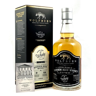 WOLFBURN 5Y - Highland Whisky Festival 2019 - Special Edition - 46% - 0,7L