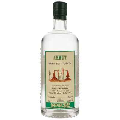 AMRUT Velier India Pure Sugar Cane Juice Rum - 62,8% - 0,7L