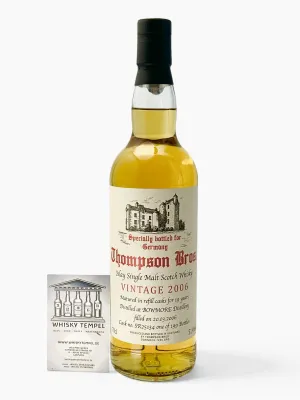 BOWMORE 2006 - 19Y -  Thompson Brothers - Cask #SR25134 - 51,4% - 0,7L