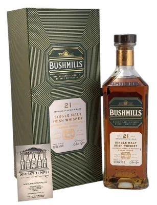 BUSHMILLS 21Y - 3 Wood (Bourbon, Sherry, Marsala) - Travel Edition - 46% 0,7L