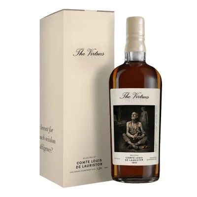 CALVADOS 1993/2024 The Virtues - Diligence -  Domfrontais Comte Louis de Lauriston - 53% 0,7L