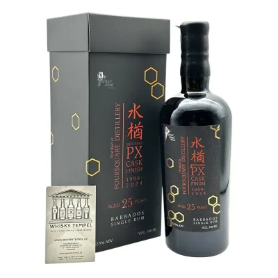 FOURSQUARE 25Y -  1998 - Mizunara & PX Cask Finish (Silver Seal & Distilia)  - 52,5% 0,7L
