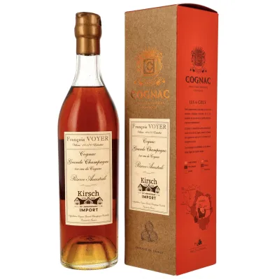 FRANCOIS VOYER - Cognac Grande Champagne Reserve Ancestral - 50th Anniversary Kirsch - 49% 0,7L